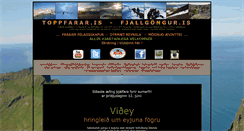 Desktop Screenshot of fjallgongur.is